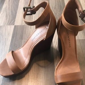 Lucky Brand wedge heels